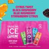 imageSparkling Ice Caffeine Variety Pack Flavored Sparkling Water Zero Sugar with Vitamins and Antioxidants 16 fl oz 12 count Citrus Twist Black Raspberry Blue Raspberry Strawberry CitrusCaffeine Variety Pack