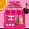 imageSparkling Ice Pink Variety Pack Flavored Sparkling Water Zero Sugar and Vitamins and Antioxidants 17 fl oz 12 count Black Cherry Peach Nectarine Coconut Pineapple Fruit PunchPink Variety Pack