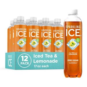 imageSparkling Ice Classic Lemonade Sparkling Water Zero Sugar Flavored Water with Vitamins and Antioxidants Low Calorie Beverage 17 oz Bottles Pack of 12Tea  Lemonade